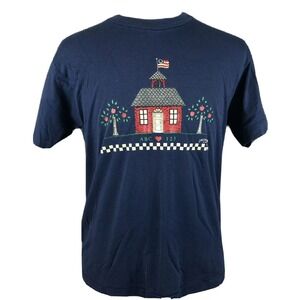 Vintage 1992 Teachers Schoolhouse T-Shirt Single Stitch USA Made Education Large
